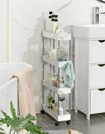 Organizador Multiuso con Ruedas – Ideal para Baño y Cocina