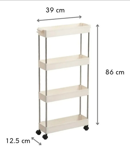 Organizador Multiuso con Ruedas – Ideal para Baño y Cocina